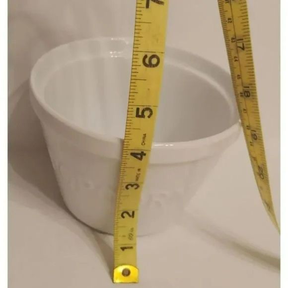 🐮Better home & garden Pop Corn Bowl small ceramic porcelain set of 2 - Picture 5 of 7